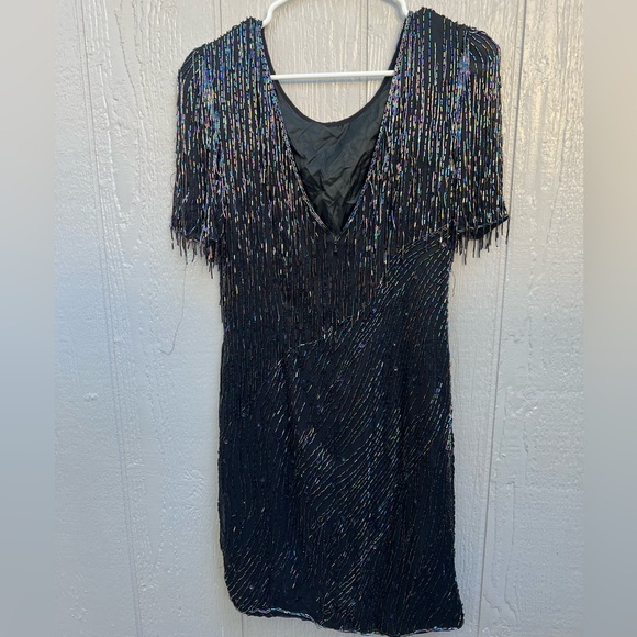 Shimmery sequin vintage dress in size small - Picture 6 of 8